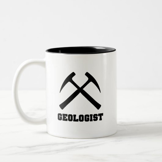 Geologe-Tasse Zweifarbige Tasse (Links)