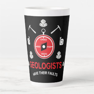 Geologen   Funny Gips für Geologen   Geologie Milchtasse