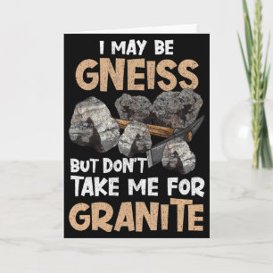 Geologen-Geschenk Lustige Geologie Gesteinswissens Karte