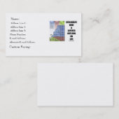 Geologen haben eine überlagerte Aussicht auf dem Visitenkarte (Vorne/Hinten)