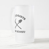 Geologen kennen Schiefer Mattglas Bierglas (Vorderseite Links)