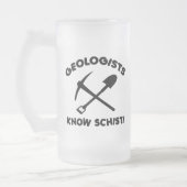 Geologen kennen Schiefer Mattglas Bierglas (Links)