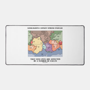 Geologen können nicht genug von Fehlern betroffen  Schreibtischunterlage