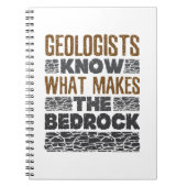 Geologen wissen, was das Gestein ausmacht Notizblock (Vorderseite)