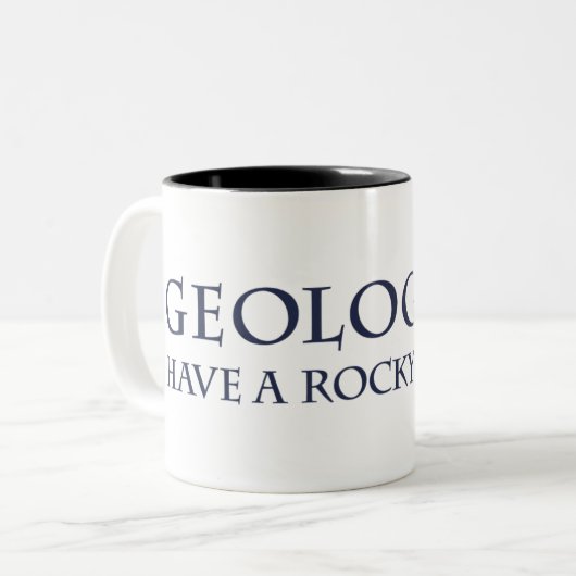 GeologenRockyCareerDk Zweifarbige Tasse (Vorderseite Links)