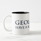 GeologenRockyCareerDk Zweifarbige Tasse (Links)