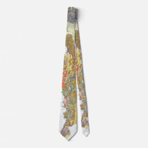 Geologic Karte von Italien Neck Tie Krawatte