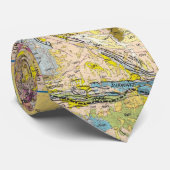 Geologic Map of Death Valley National Park Krawatte (Gerollt)