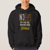 Geological Engineering Major Studen Graduation Hoodie (Vorderseite)