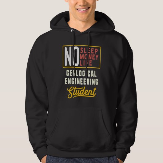 Geological Engineering Major Studen Graduation Hoodie (Vorderseite)