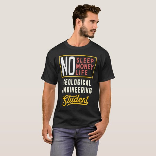 Geological Engineering Major Studen Graduation T-Shirt (Vorne ganz)