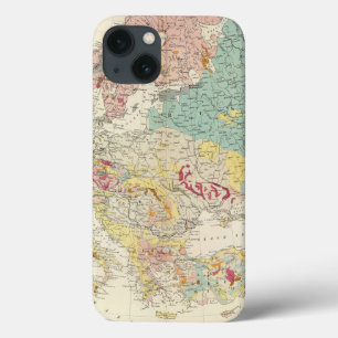 Geological map Europe Case-Mate iPhone Hülle