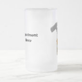 Geologie-Abteilungs-trinkende Crew Mattglas Bierglas (Mittel)