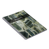 Geologie-alte Steinwand mit irgendeinem Text Notizblock (Rechte Seite)