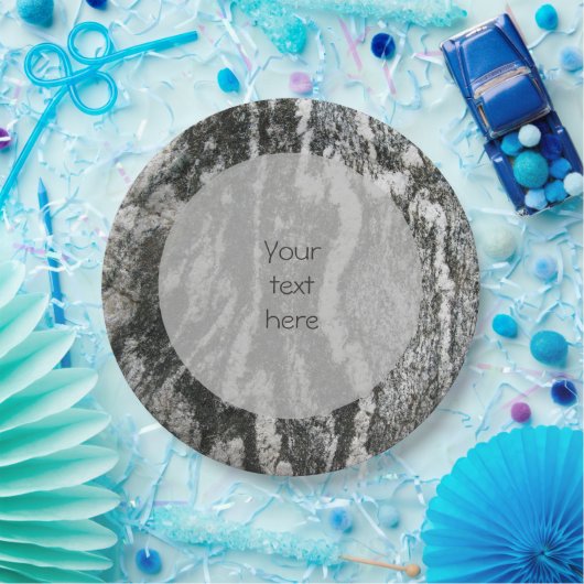 Geologie-Dekorative Feline-Muster für jeden Text Pappteller (Party)