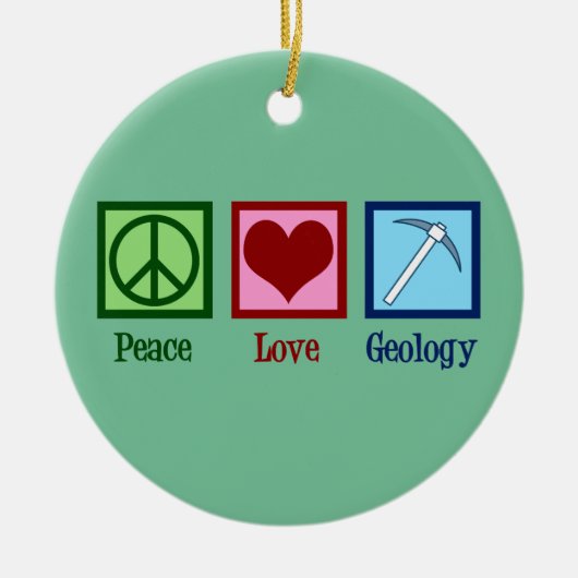 Geologie der Liebe Keramik Ornament (Vorne)