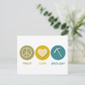 Geologie der Liebe Postkarte (Stehend Vorderseite)