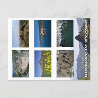 Geologie der Postkarte des Zyprioten
