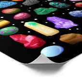 Geologie des Mineral Rock Collection Geologen Poster (Ecke)