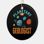 Geologie des Planeten Geologen Keramik Ornament (Links)