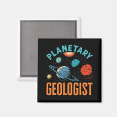 Geologie des Planeten Geologen Magnet (Vorderseite/Rückseite)