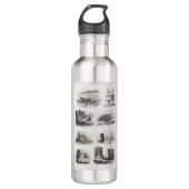 Geologie Edelstahlflasche (Vorderseite)