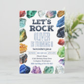 Geologie Einladung zum Geburtstag, Einladung zum B (Stehend Vorderseite)