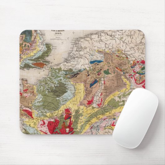 Geologie Europas Mousepad (Mit Mouse)