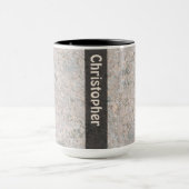 Geologie-Felsen-Beschaffenheit mit Namen Tasse (Zentrum)