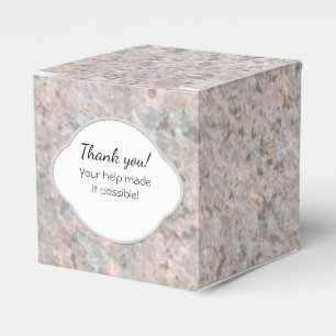 Geologie-Felsen-Beschaffenheits-Aufkleber mit Geschenkschachtel