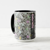 Geologie-Felsen-Beschaffenheits-Pastelle mit Tasse (Vorderseite Links)