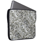 Geologie-Felsen-Beschaffenheits-weißer Laptopschutzhülle (Vorne Rechts)