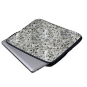 Geologie-Felsen-Beschaffenheits-weißer Laptopschutzhülle (Vorne Knopf)