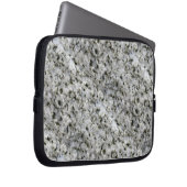 Geologie-Felsen-Beschaffenheits-weißer Laptopschutzhülle (Vorne Rechts)
