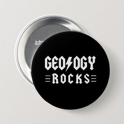 Geologie-Felsen Button (Vorne & Hinten)
