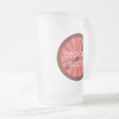 Geologie-Felsen! Hammer-Abzeichen Mattglas Bierglas (VorderseiteRechts)