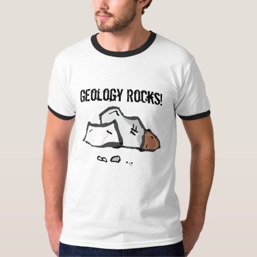 Geologie-Felsen T-Shirt (Vorderseite)