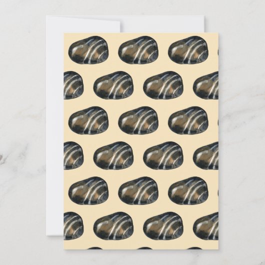 Geologie Geburtstagsfeiergestein Einladung (Rückseite)