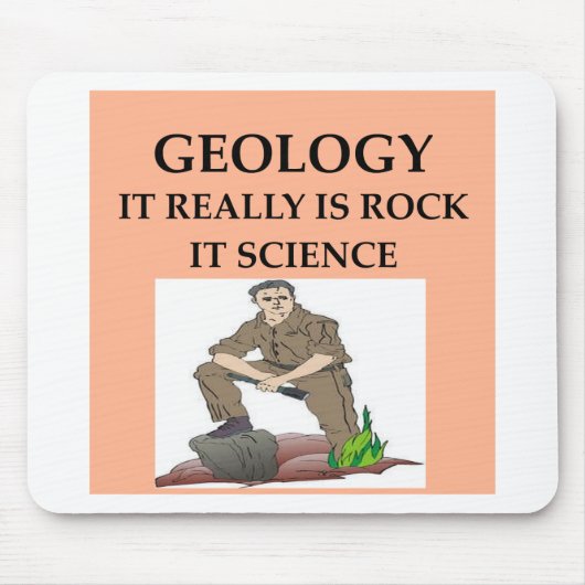 GEOLOGIE-Geologegeschenke Mousepad (Vorne)