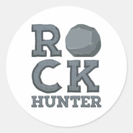 Geologie Geologin Rock Hunter Runder Aufkleber