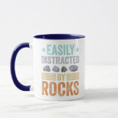 Geologie-Geschenk, leicht abgelenkt von Rocks Coll Tasse (Links)