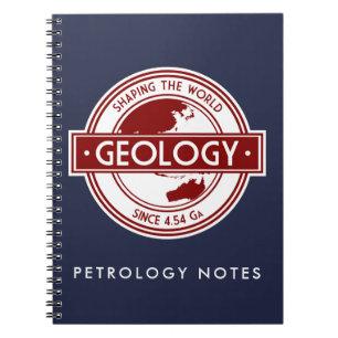 Geologie - Gestaltung des Logos für die Welt (Asie Notizblock
