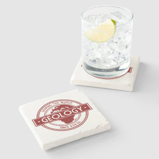 Geologie - Gestaltung des Weltlogos (Europa/Afrika Steinuntersetzer