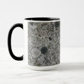 Geologie-Granit-Felsen-Beschaffenheit mit Moos Tasse (Links)