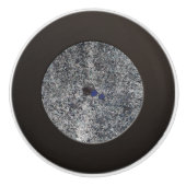 Geologie-graue Granit-Blau-Details Keramikknauf (Vorderseite)