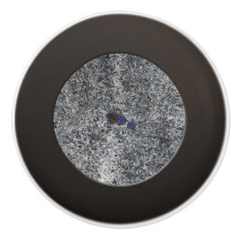 Geologie-graue Granit-Blau-Details Keramikknauf