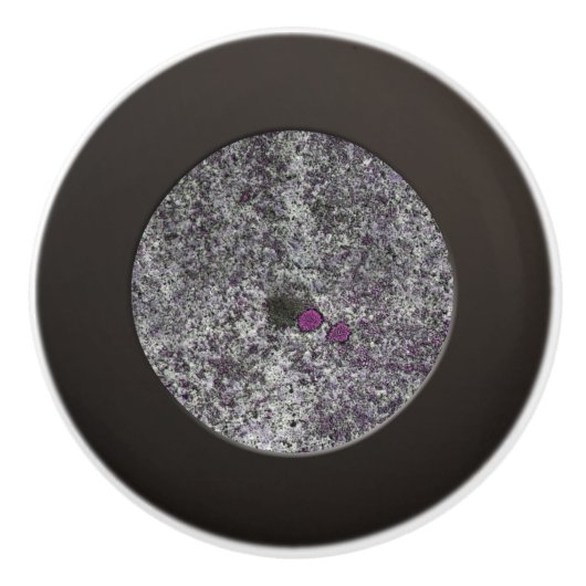 Geologie-graue Granit-Rosa-Details Keramikknauf (Vorderseite)