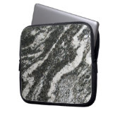 Geologie-grauer Felsen mit diagonalem Laptopschutzhülle (Vorderseite Links)