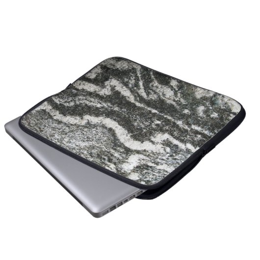 Geologie-grauer Felsen mit horizontalem Laptopschutzhülle (Vorne Knopf)