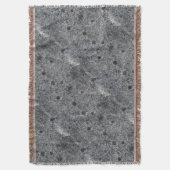 Geologie-grauer Granit-Felsen mit blauen Details Decke (Vorderseite Vertikal)